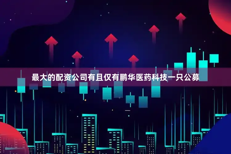 最大的配资公司有且仅有鹏华医药科技一只公募